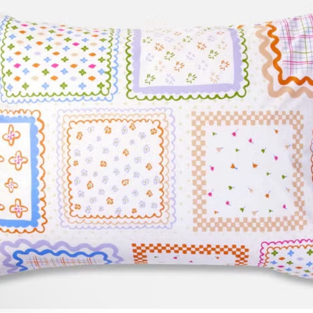 Colorful Patterned Pillowcase